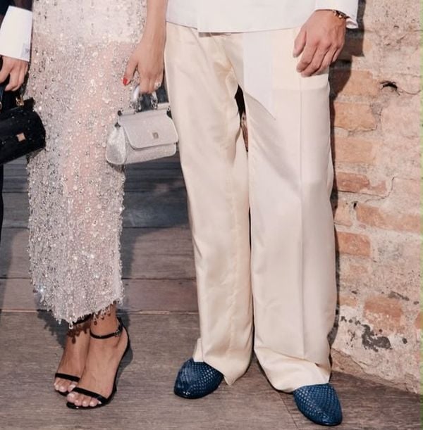 zijden blazer dolce & gabbana pantalon