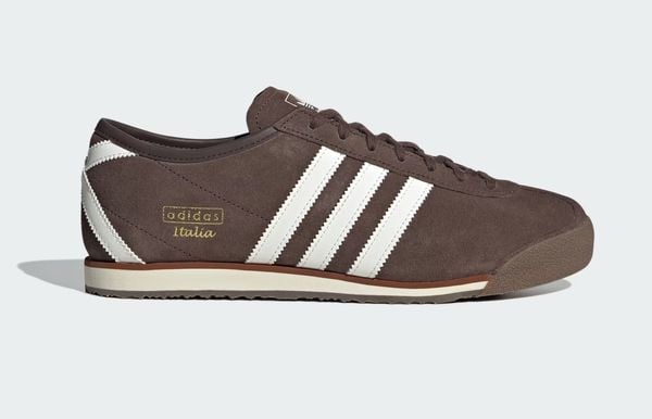 adidas italia 70s nieuwe retro sneakers 120 euro bruin