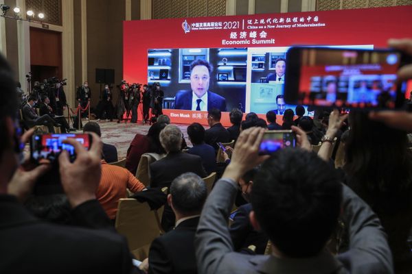 China Development Forum Elon Musk 2021 in Beijing