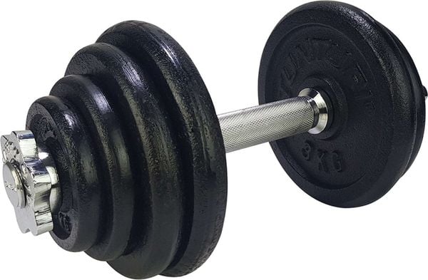 Verstelbare dumbbells met schijfjes thuis trainen korting black friday
