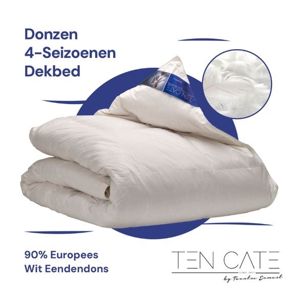 ten cate 4 seizoenen donzen dekbed 50 procent korting deal dons eend