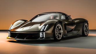 Porsche Mission X hypercar Rimac Nevera