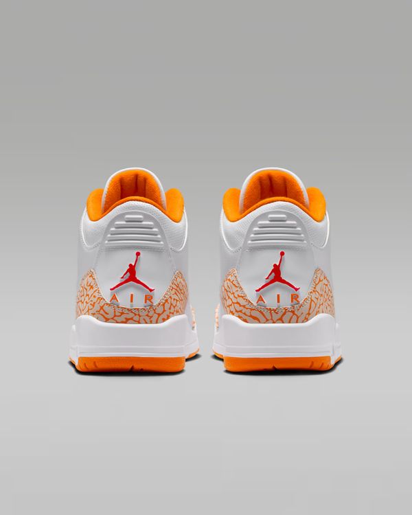 nike aj sneakers Air Jordan 3 Retro 'White and Orange Peel' (2)