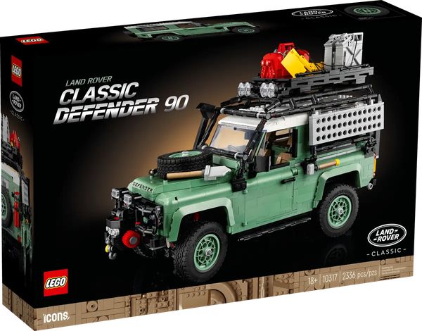 nieuwe Land Rover Classic Defender 90, lego set, bouwset, volwassenen, offroad