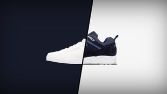 Sneakers van Karhu en Nike
