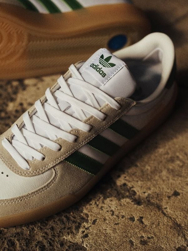 Adidas gelnburn nieuwe retro skate-sneakers à €75 als perfecte budget-optie wit groen