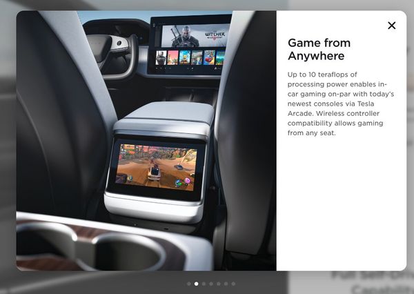 Tesla Model S Witcher 3 Playstation 5