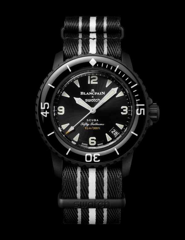 swatch blancpain horloges oceaan der stormen zwart bioceramic scuba nieuw hype horloge