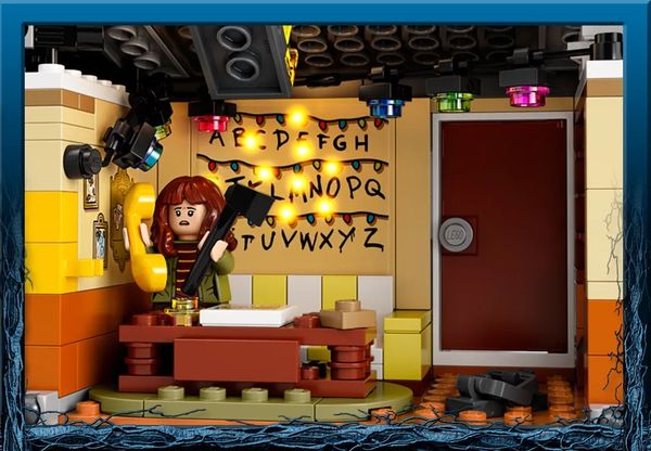 lego, stranger things, bouwset, halloween 2021, alfabet