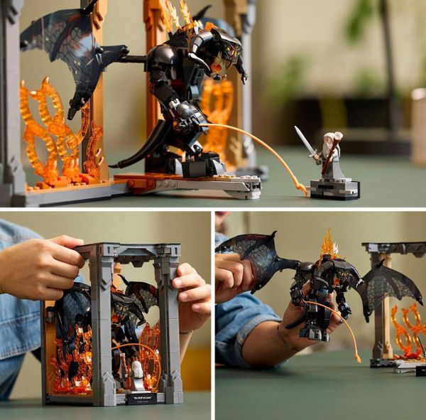 LEGO Icons 10367 Lord of the Rings- Balrog Book Nook copy