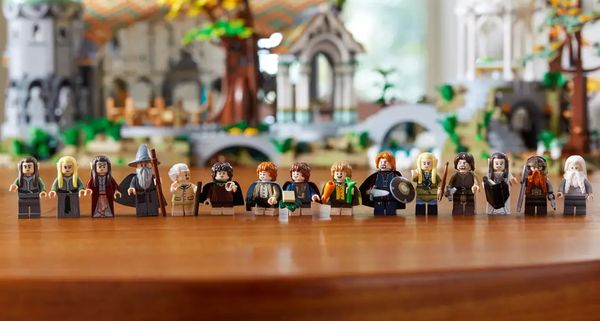 lego the lord of the rings rivendell, minifiguren