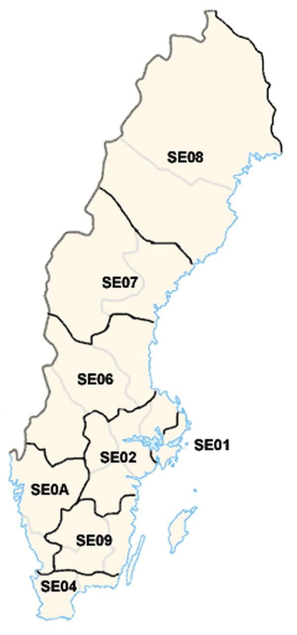 zweden huizenprijzen 2025 per regio riksomraden