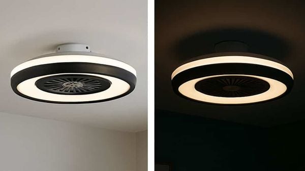 flinq lumifan ventilator plafondlamp retro design 70's hitte zomer korting