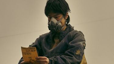dystopische serie, netflix, luchtvervuiling, black knight, 2071, korea, show