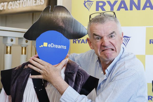 De eigenzinnige Ryanair CEO Micheal O'Leary.