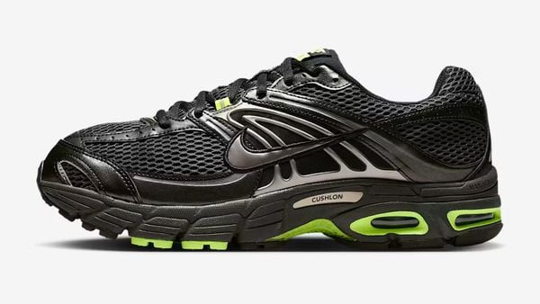 NIKE+AIR+MAX+MOTO+2K nieuwe zwarte dad sneakers met groen