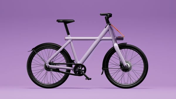 van moof, betaalbare e-bike, goedkope elektrische fiets, vier nieuwe kleuren, s4 x4, paars