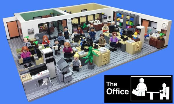 the office, lego ideas, prank, bouwset, sitcom, serie
