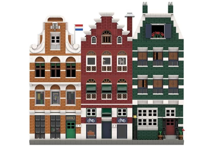 LEGO Amsterdam Dutch facades grachtenpanden set