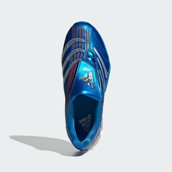 adidas predator megaride nieuwe sneakers metallic blauwe retro voetbal core
