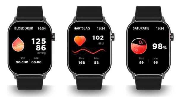 Apple Watch-kloon OOQE Watch Pro 8 nederlandse smartwatch 49 euro