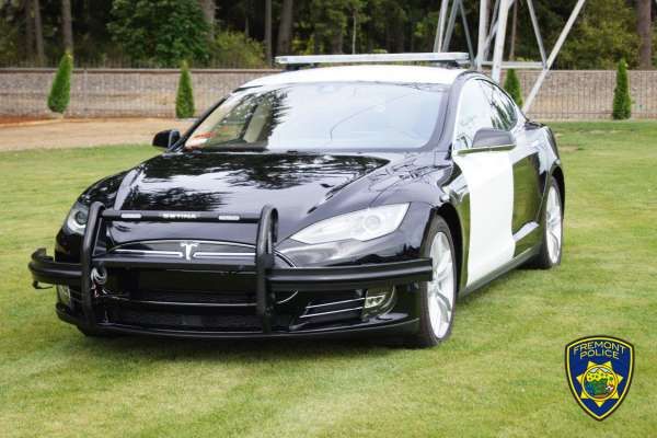 Tesla politieauto