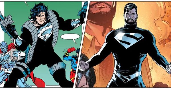 superman, zwart pak, justice league, snyder cut