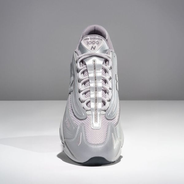 new balance 1000 metalic silver nieuwe sneakers