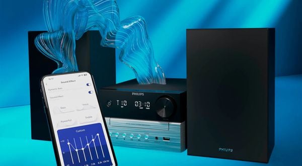 Philips TAM4505M2 12 audiosysteem 80w vermogen krachtig geluid gratis koptelefoon