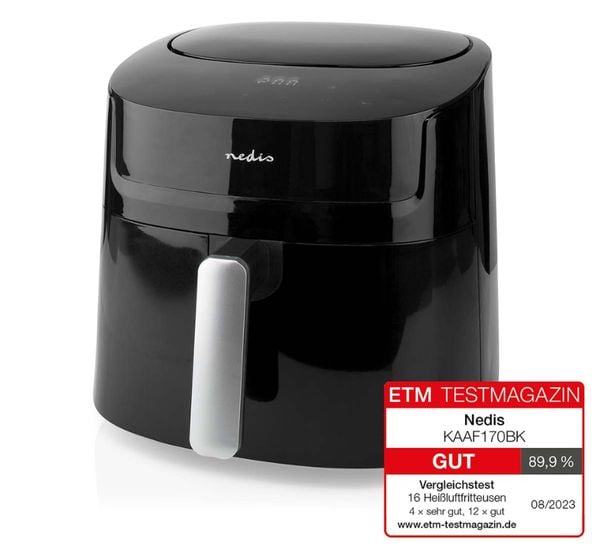 Nedis XXL Digitale Airfryer 7.2L nederlandse heteluchtfriteuse voor 49 euro met december korting