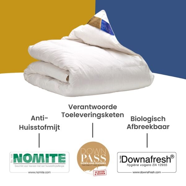 ten cate 4 seizoenen dekbed 50 procent korting deal dons ganzendons