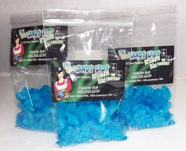 Breaking Bad, Rock Candy, crystal meth, props, prop master, snoep, candy lady