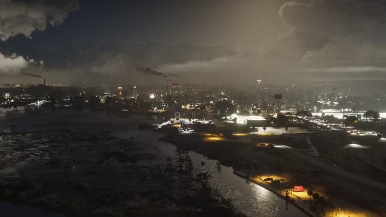 GTA 6 Ambrosia Factories at Night