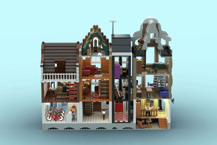 Amsterdam Canal Houses LEGO NEDERLANDSE SET 22