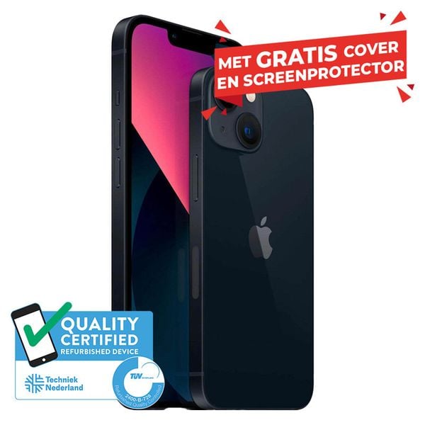 refurbished iphone 13 laagste prijs nieuwe batterij gratis cover en screen protector