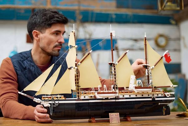 endurance grootste lego zeilschip ooit goedkoper dan titanic