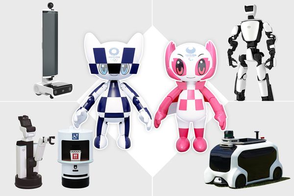 robots, olympische spelen, tokyo 2020, 2021