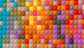 lego, kunstwerk, chinese activist, monet, half miljoen blokjes