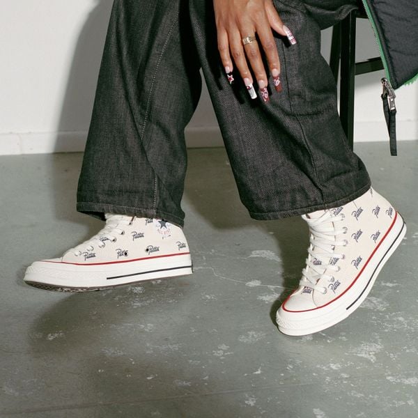 patta converse chuck 70 nieuwe beige sneakers voor maar 100 euro