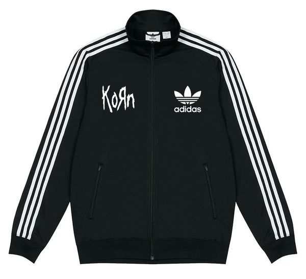 Korn x Adidas sneakers en trainingsjack al vóór lancering te koop voor woekerprijs