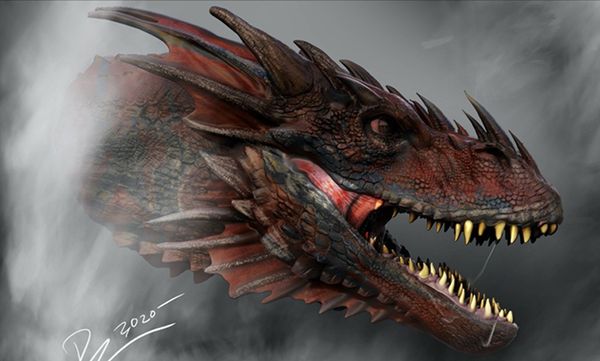 concept art, game of thrones, spin-off, draak, house of the dragon, serie, teaser