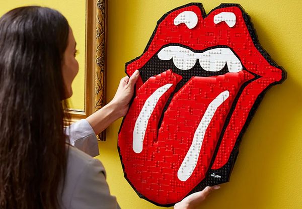 lego bouwsets, tong, rolling stones, interieur, korting