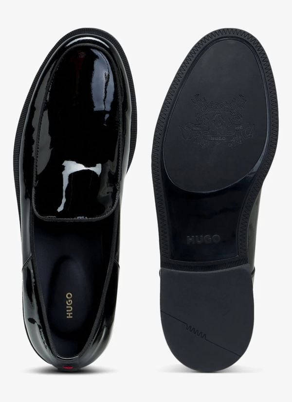 loafers lakleer hugo boss korting sale bijenkorf 139 euro gala kostuum paar