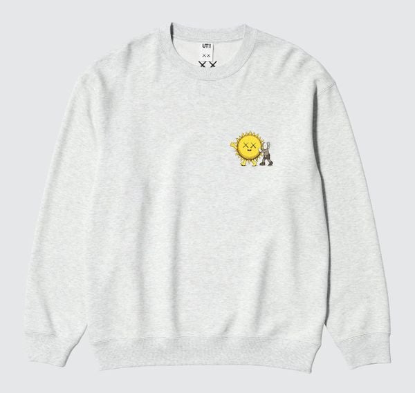 uniqlo kaws grijze sweater 35 euro collectie