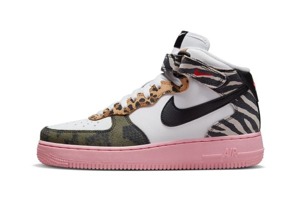 Nike Air Force 1 Mid, animal pack, sneakers, dierenprint