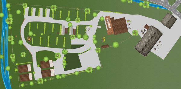 camping in frankrijk te koop in auvergne inclusief huis en stabiele omzet voor 5 ton plattegrond