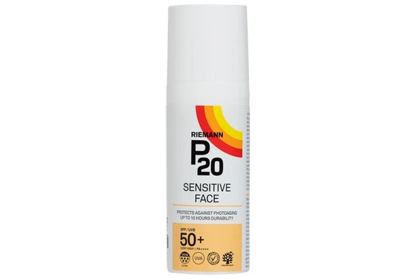 Riemann P20 Sensitive Face SPF50+ beste zonnebrand 2024 gezicht volgens consumentenbond
