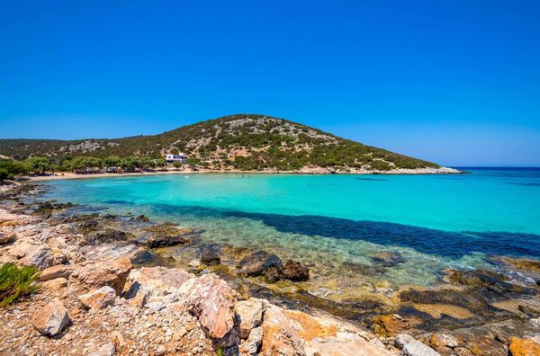 Lipsi, leukste griekse eilanden, strand, zand, vakantie, 2022, onontdekt