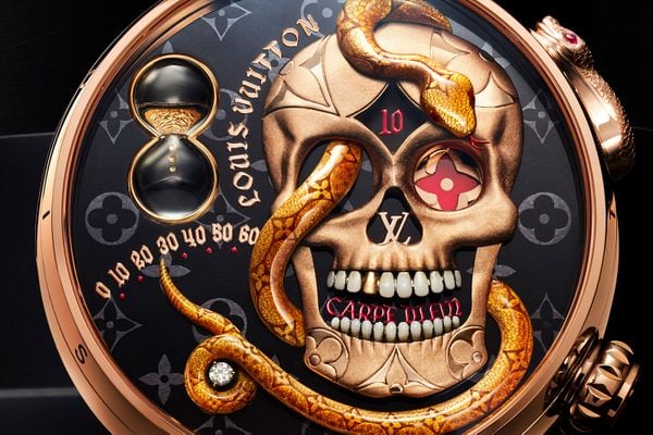Louis Vuitton onthult peperduur horloge met briljante tijdweergave