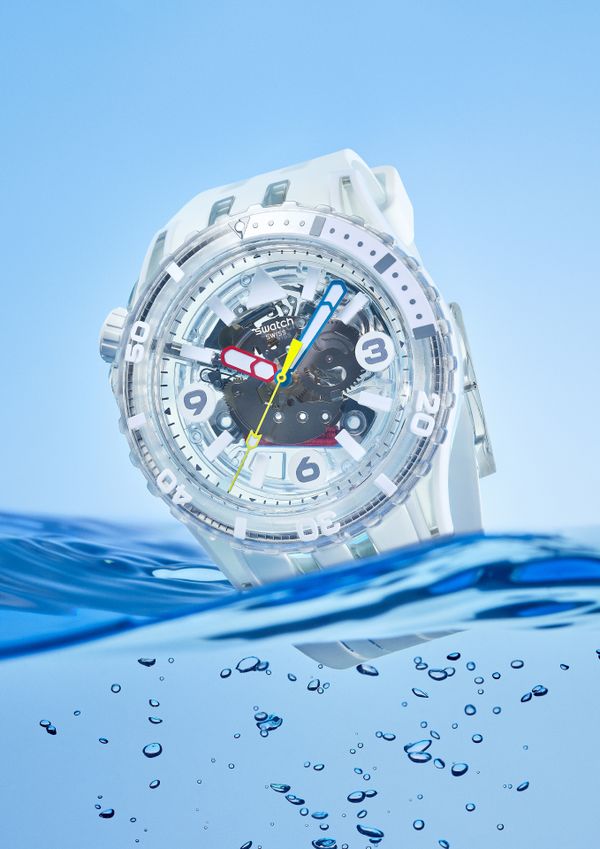scubaqua nieuwe hype-horloge transparant